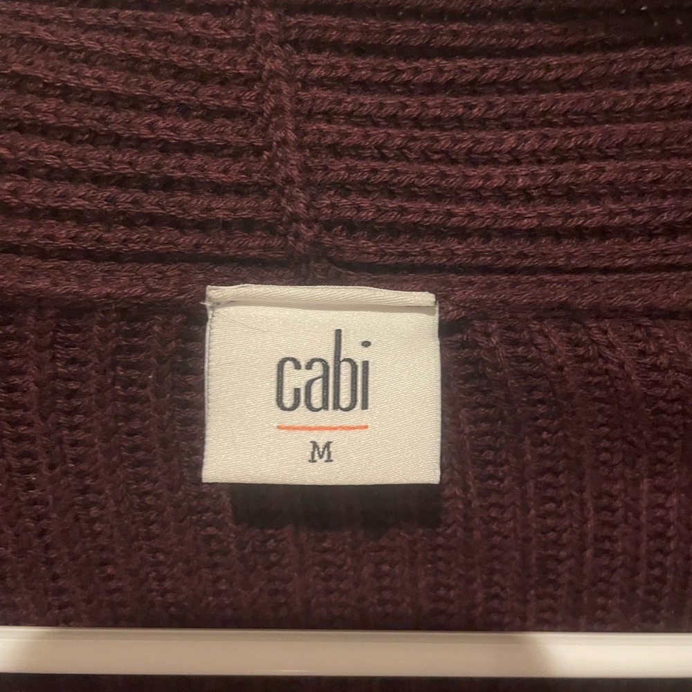 Cabi maroon cardigan